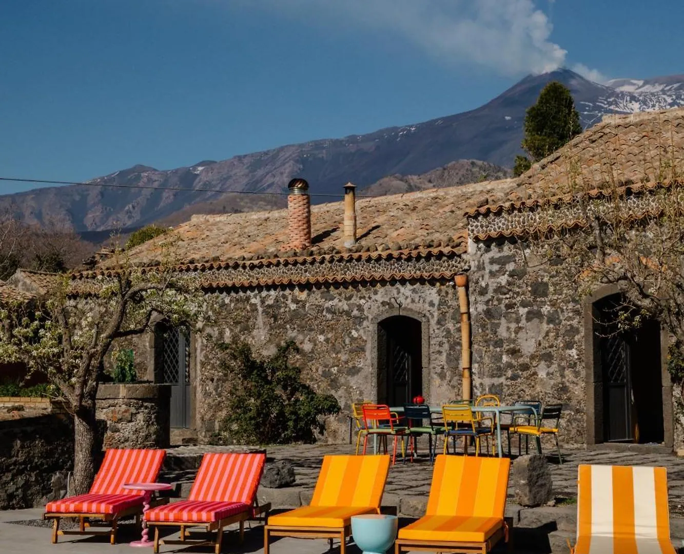 Konukevi Casa Lawa Otel SantʼAlfio İtalya